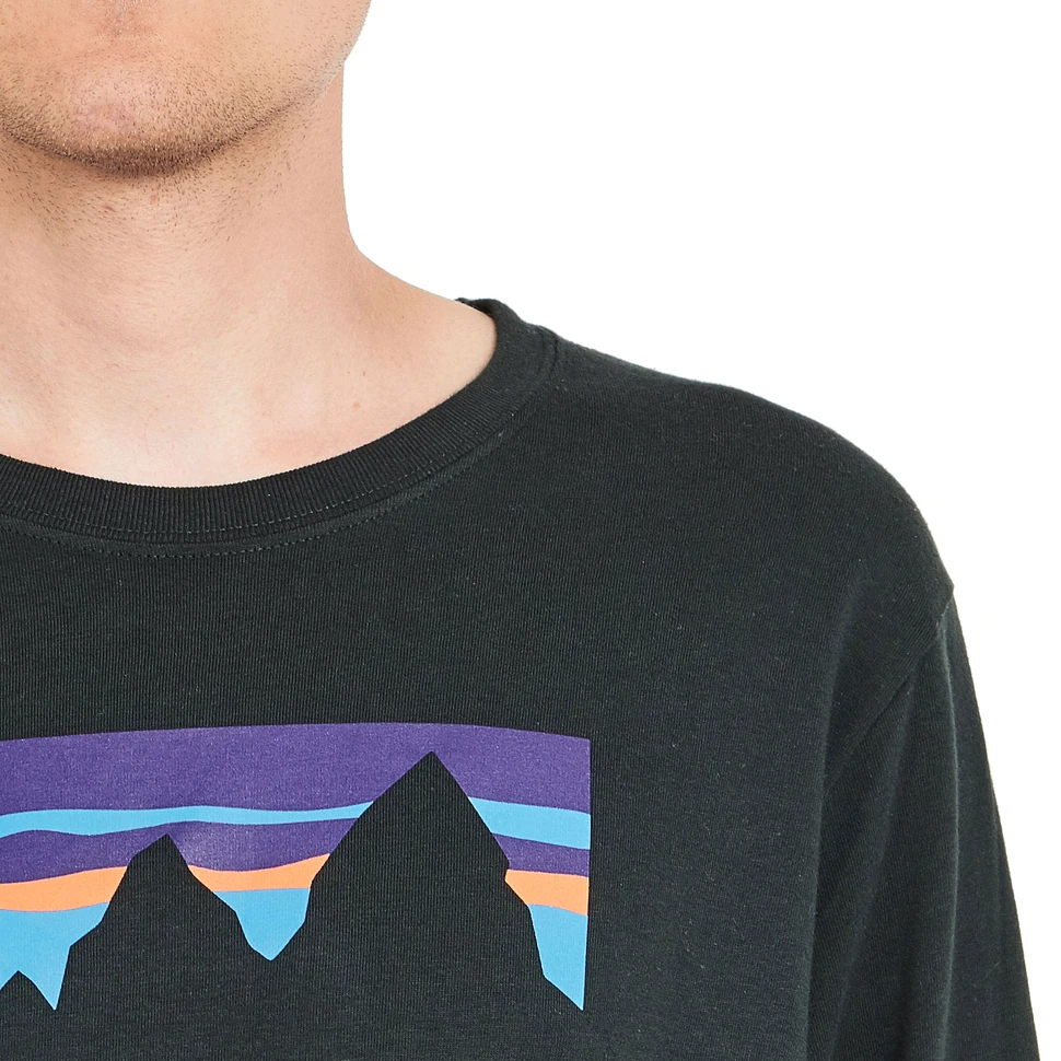 Patagonia - Long-Sleeved Shop Sticker Cotton T-Shirt