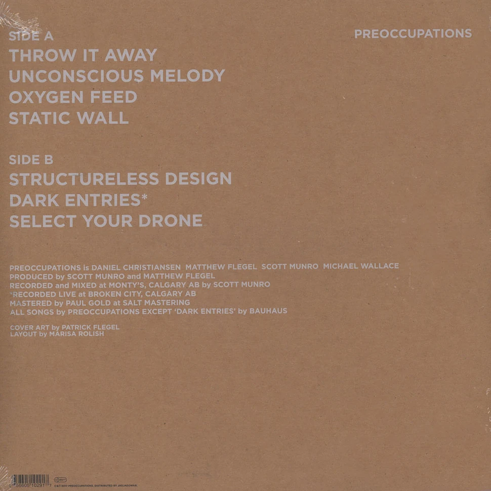 Preoccupations - Cassette Black Vinyl Edition