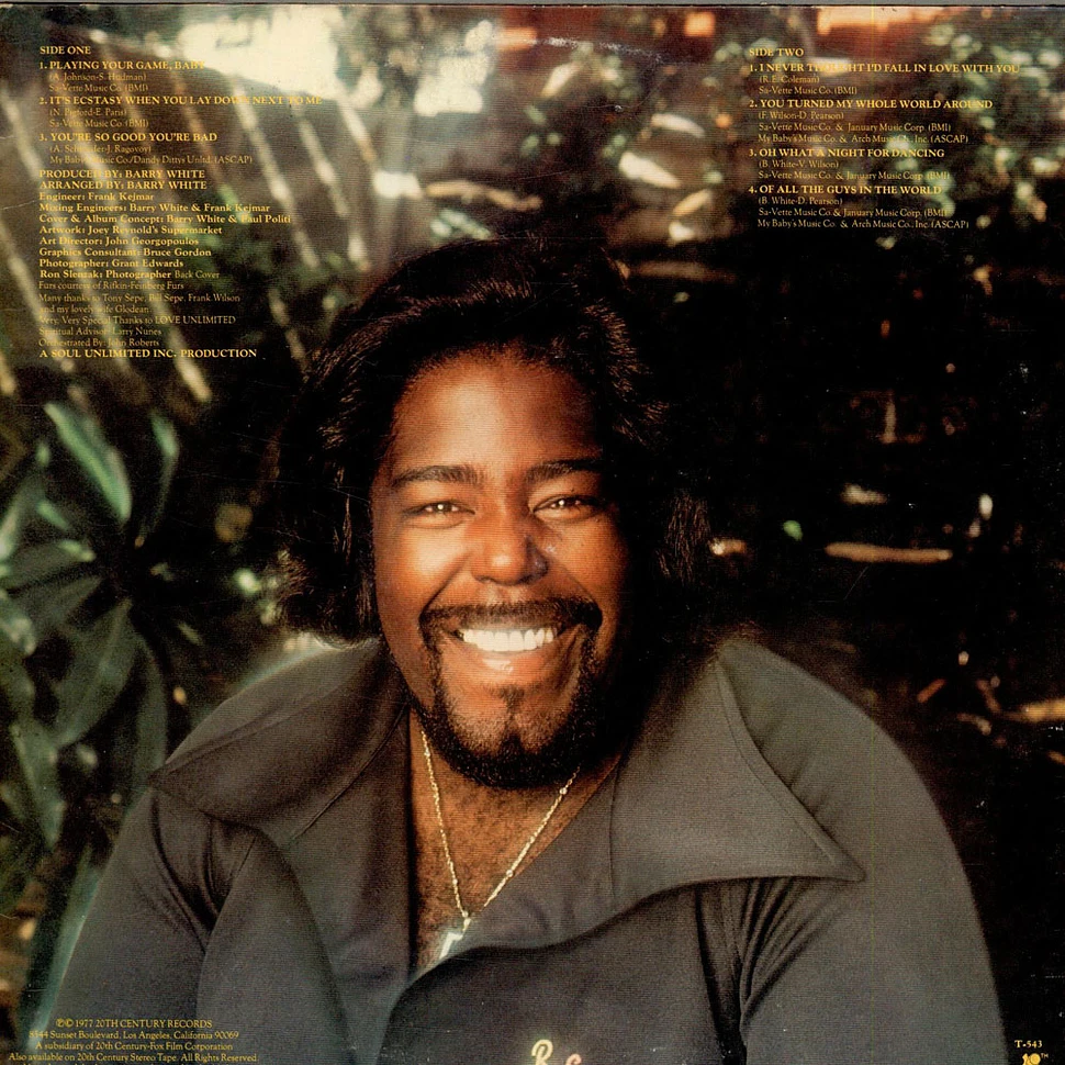 Barry White - Barry White Sings For Someone You Love