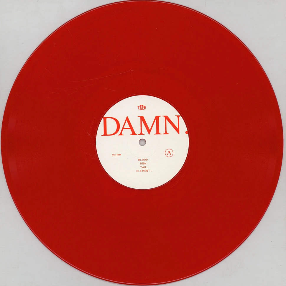 Kendrick Lamar - DAMN. HHV Exclusive Red Vinyl Edition