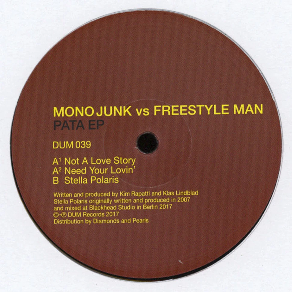 Mono Junk Vs. Freestyle Man - Pata EP