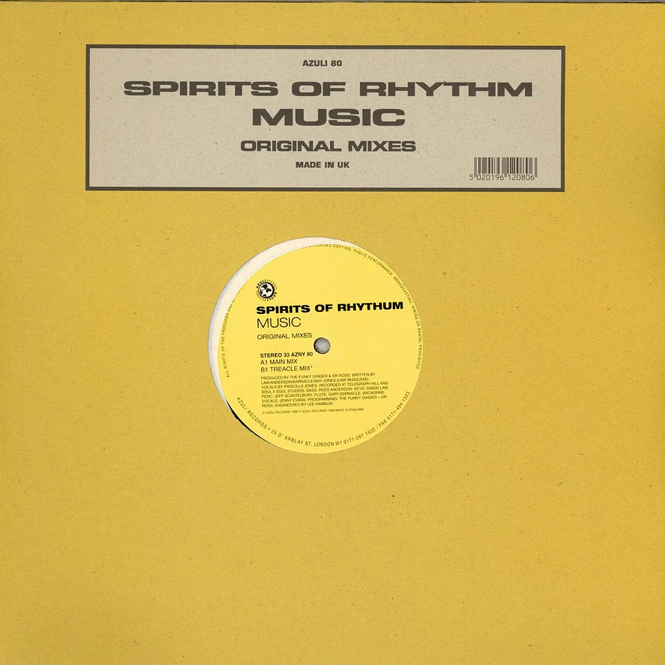 Spirits Of Rhythm - Music - Original Mixes