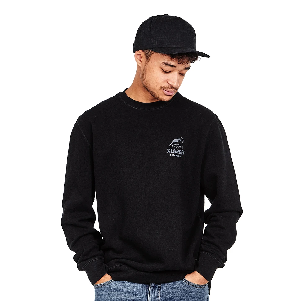 X-Large - Walking Ape Crewneck Fleece Sweater