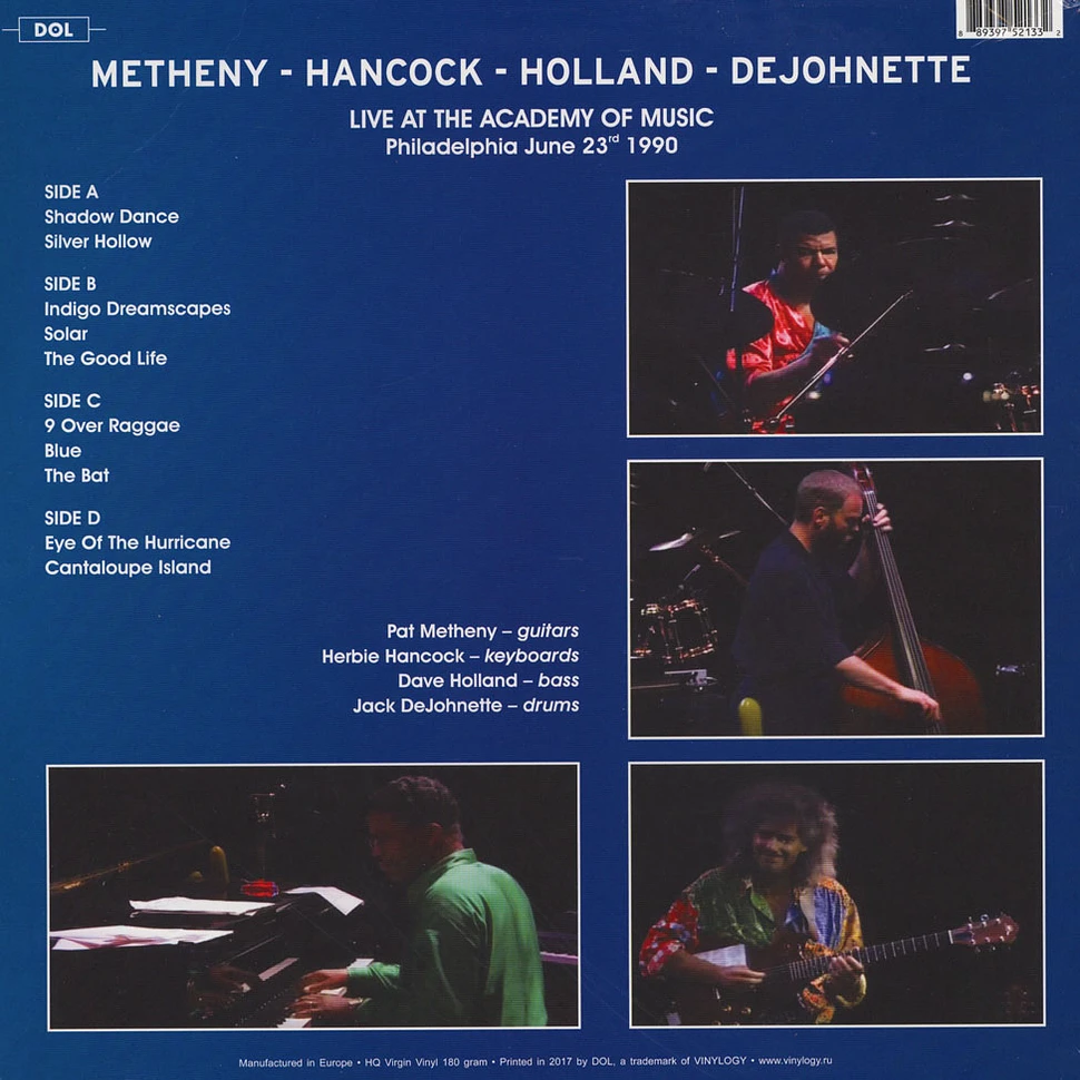 Pat Metheny / Herbie Hancock / Dave Holland / Jack Dejohnette - Live At The Academy Of Music Philadelphia June 23rd 1990