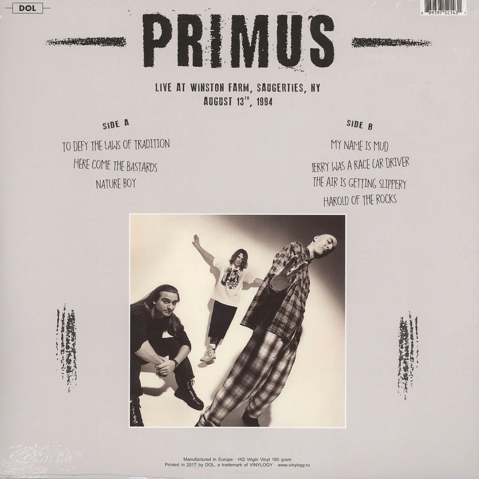 Primus - Live At Winston Farm Saugerties NY August 13th 1994