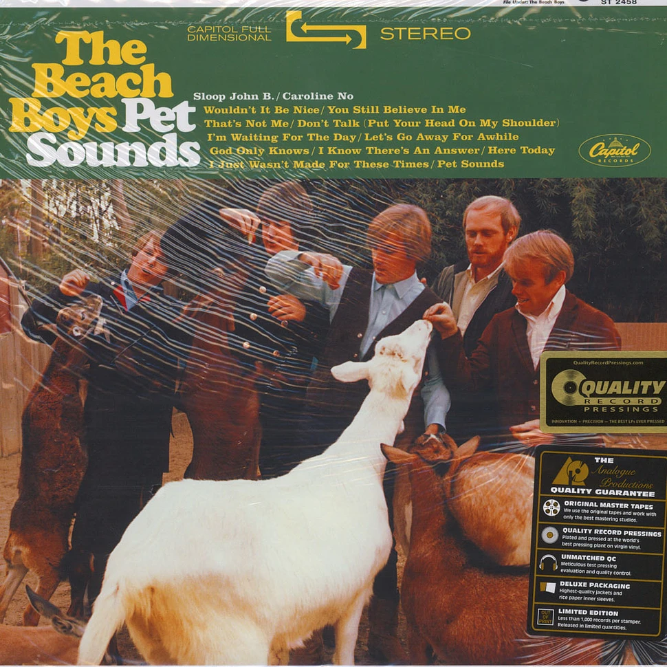 The Beach Boys - Pet Sounds 45RPM, 200g Vinyl Stereo Edition