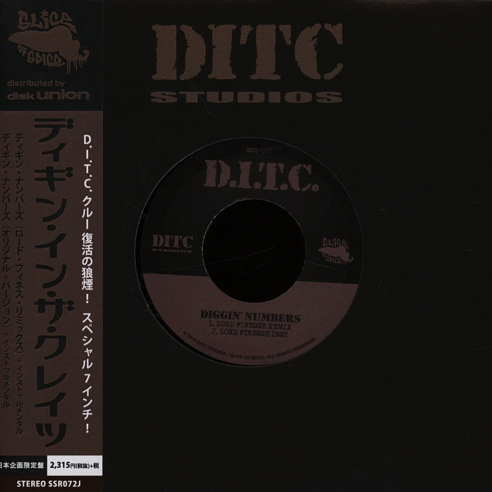 D.I.T.C. - Diggin' Numbers Black Vinyl Edition