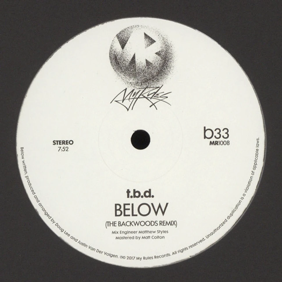 TBD - Below