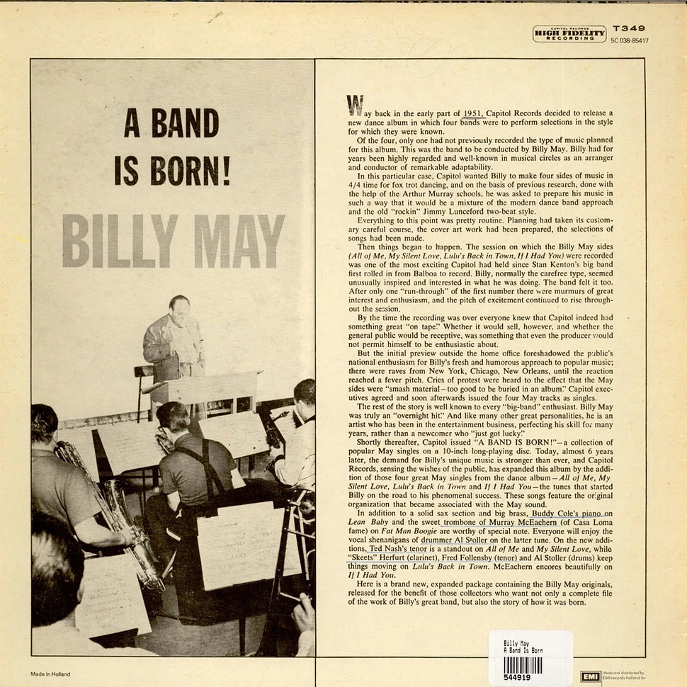 Billy May - A Band Is Born