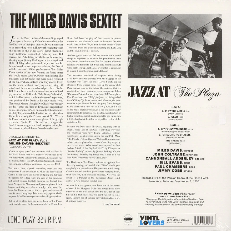 The Miles Davis Sextet - Jazz At the Plaza