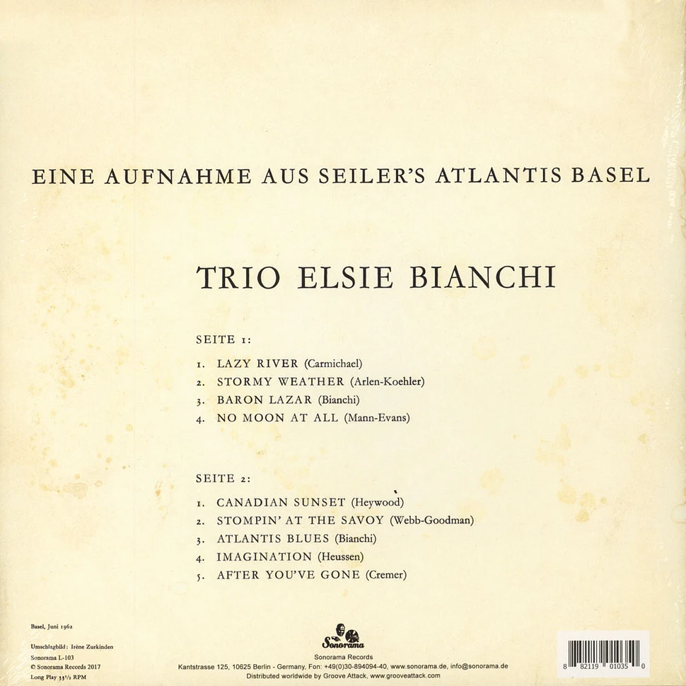 Elsie Bianchi Trio - At Seiler's Atlantis