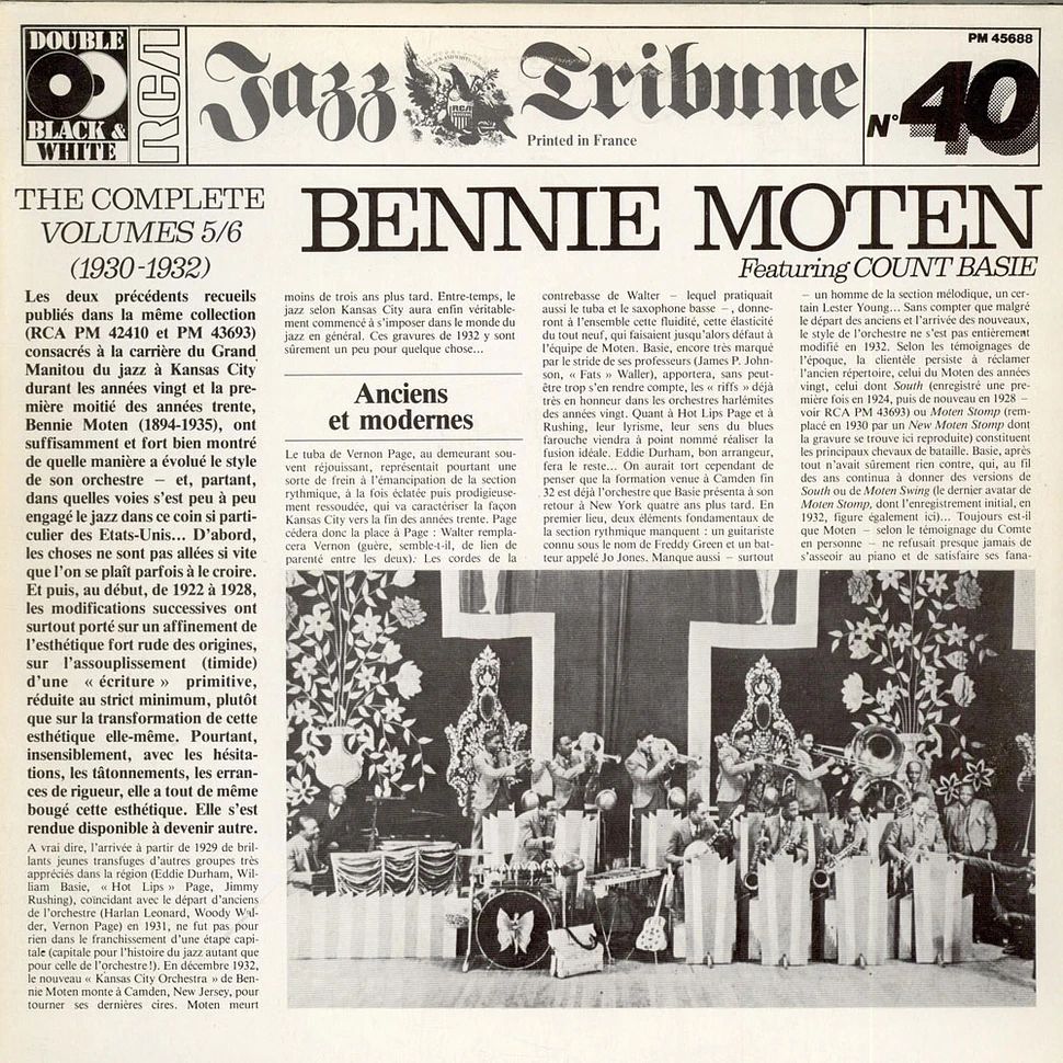 Bennie Moten - The Complete Bennie Moten Vol. 5/6 (1930-1932)