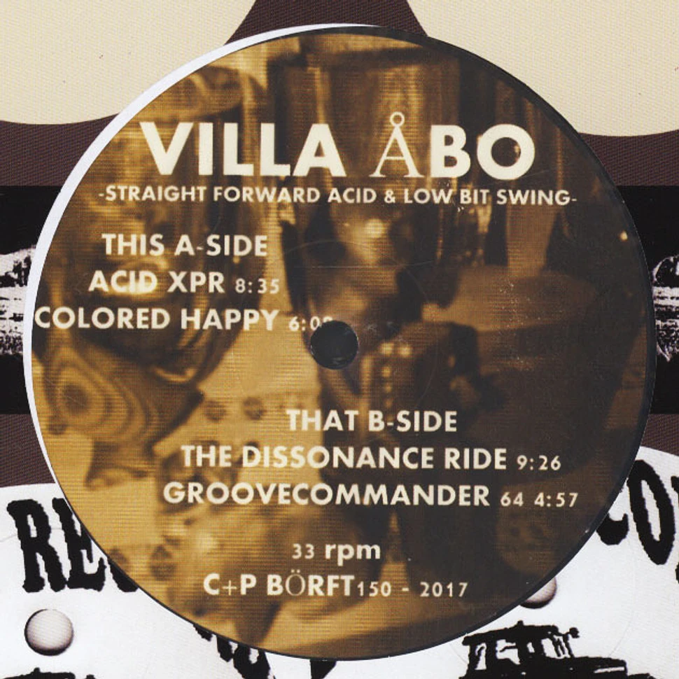 Villa Abo - Straight Forward Acid & Low Bit Swing