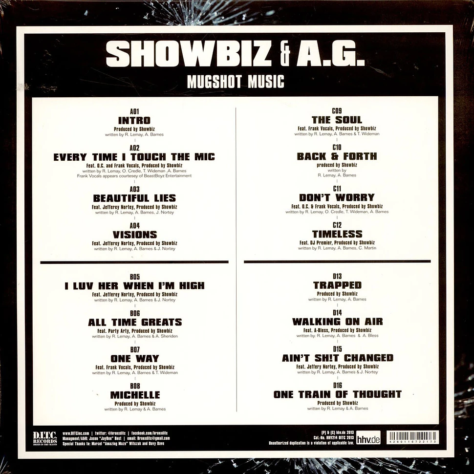 Showbiz & A.G. - Mugshot Music