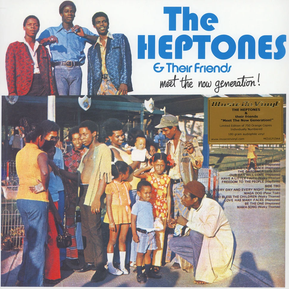 The Heptones & Their Friends - Meet The Now Generation! Orange Vinyl Edition