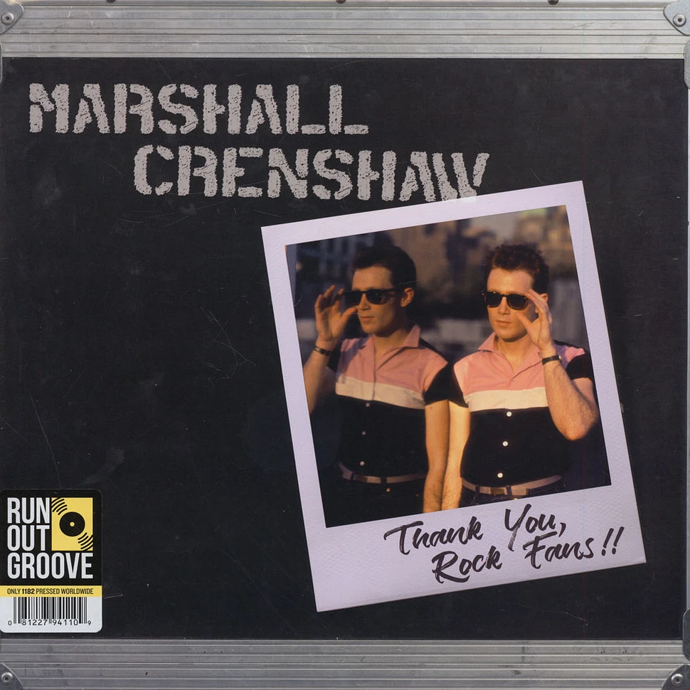 Marshall Crenshaw - Thank You Rock Fans!