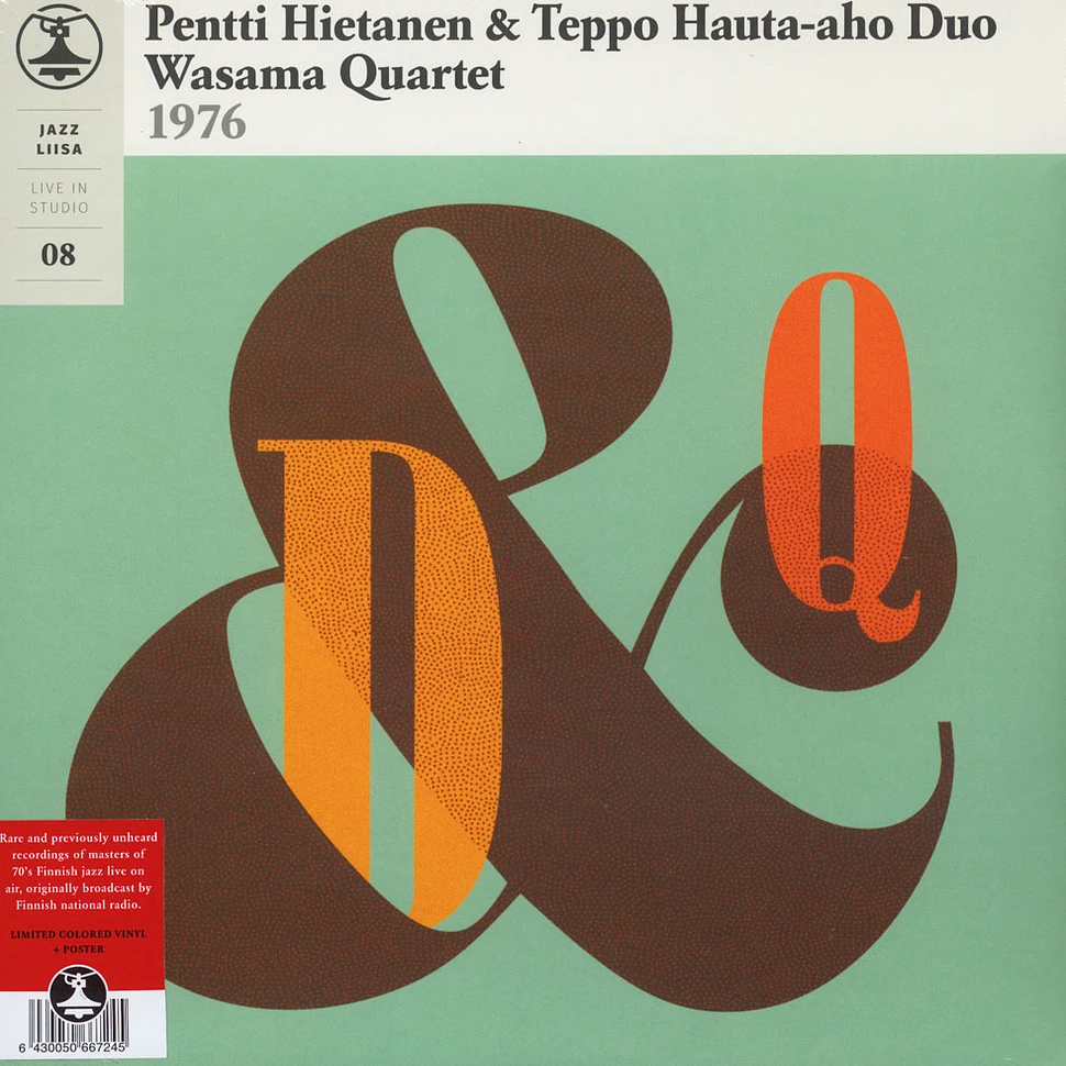 Pentti Hietanen & Teppo Hauta-Aho / Wasama Quartet - Jazz-Liisa 8 Green Vinyl Edition
