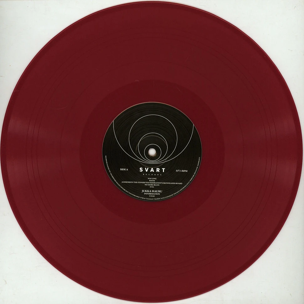 Jukka Hauru - Information Red Vinyl Edition