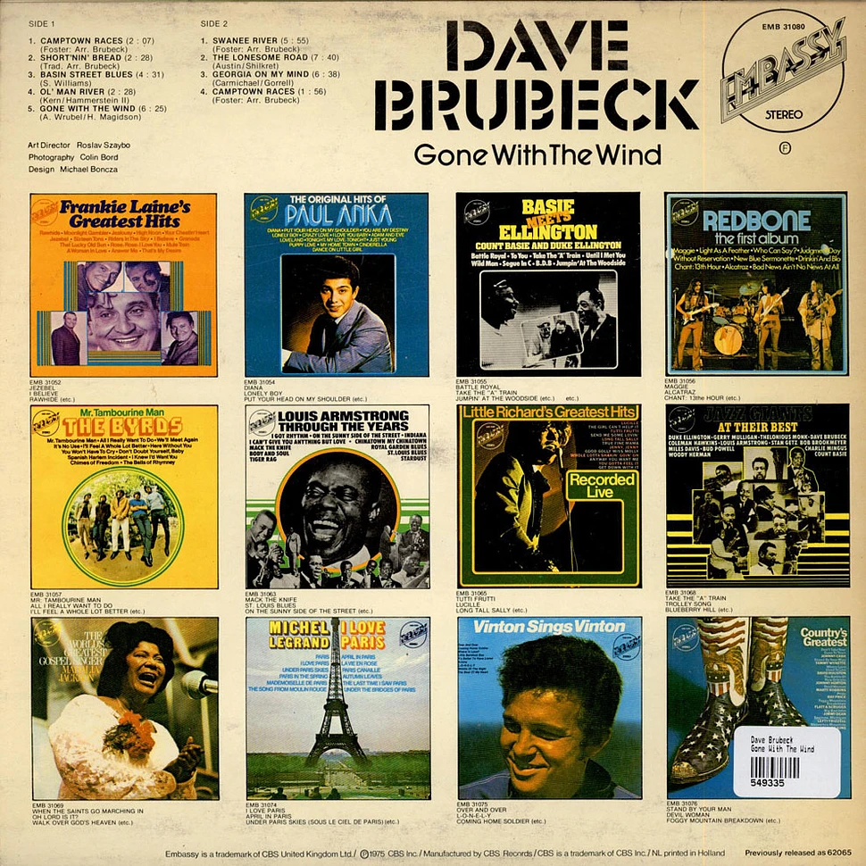 Dave Brubeck - Gone With The Wind