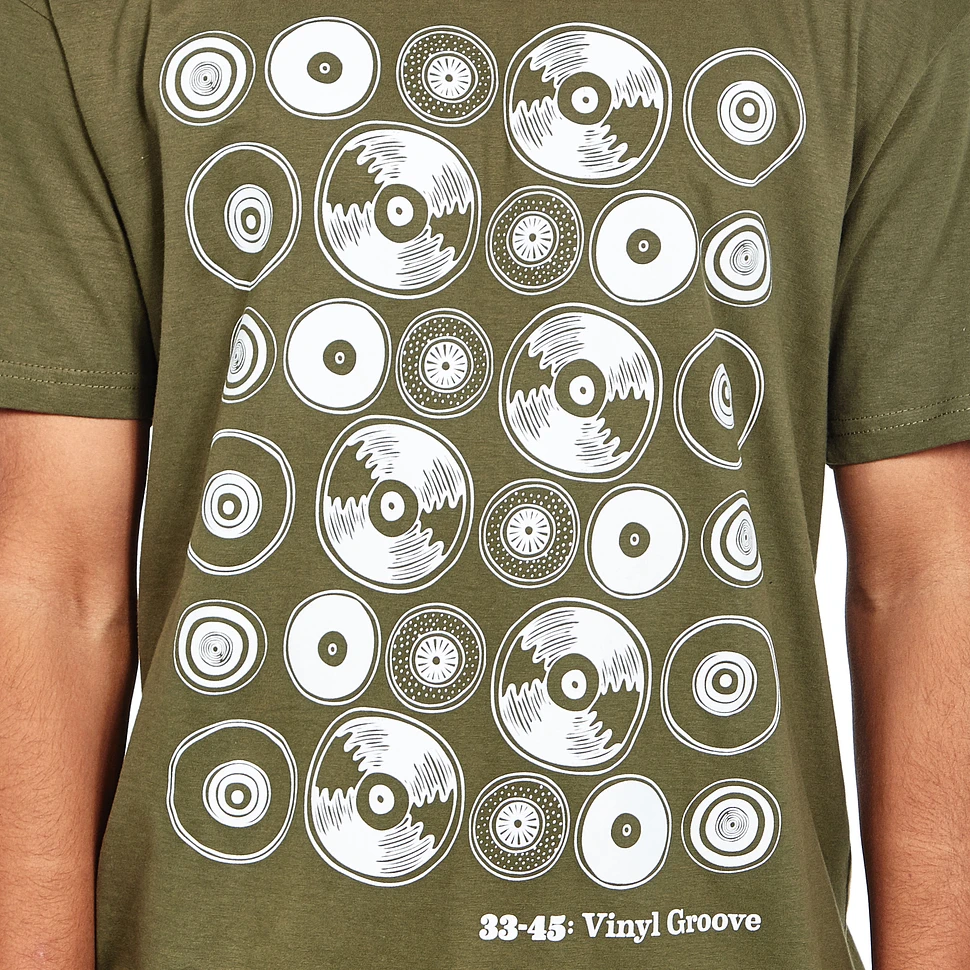 101 Apparel - 33-45 Vinyl Groove T-Shirt