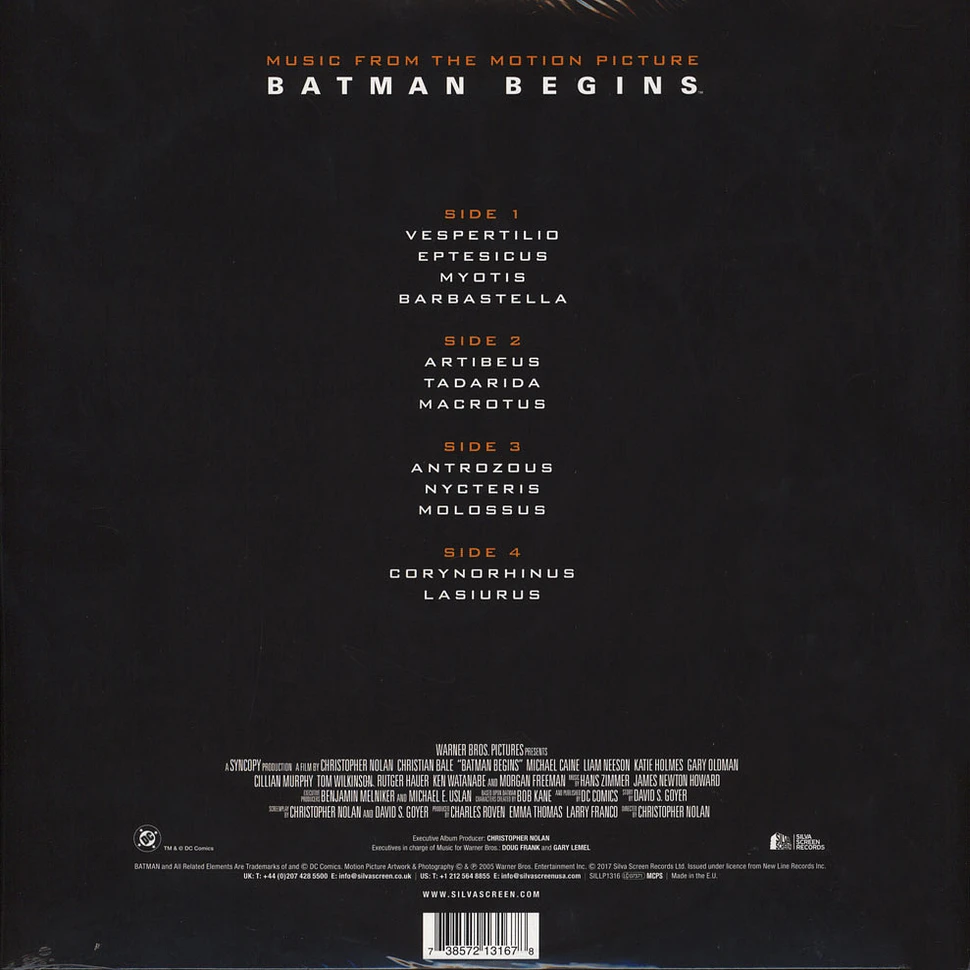 Hans Zimmer & James Newton Howard - OST Batman Begins Colored Vinyl Edition