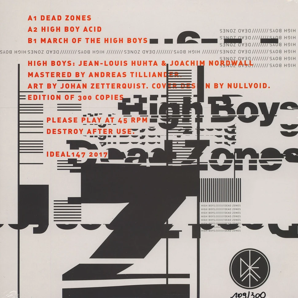 High Boys - Dead Zones