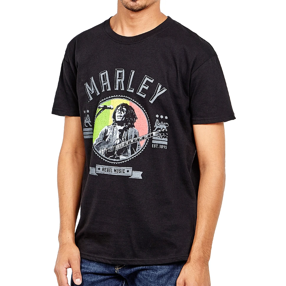 Bob Marley - Rebel Music Seal T-Shirt
