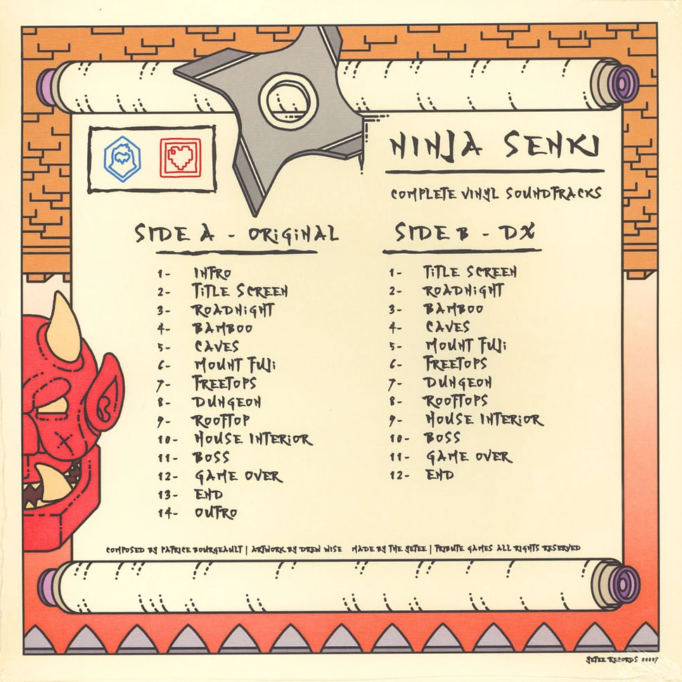 Patrice Bourgeault - OST Ninja Senki Picture Disc Edition