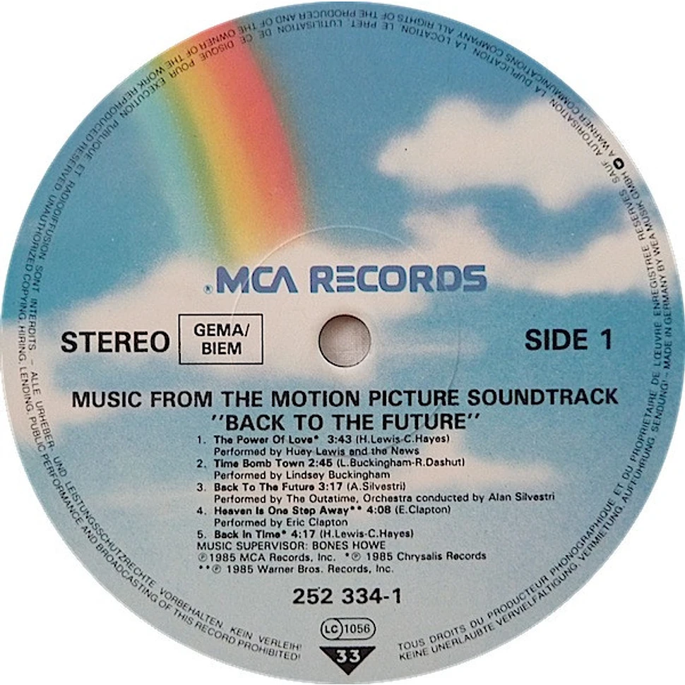 V.A. - Back To The Future - Music From The Motion Picture Soundtrack