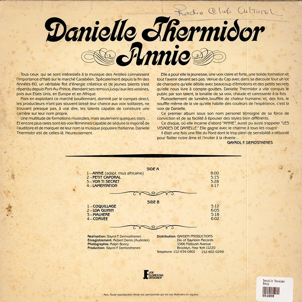 Danielle Thermidor - Annie