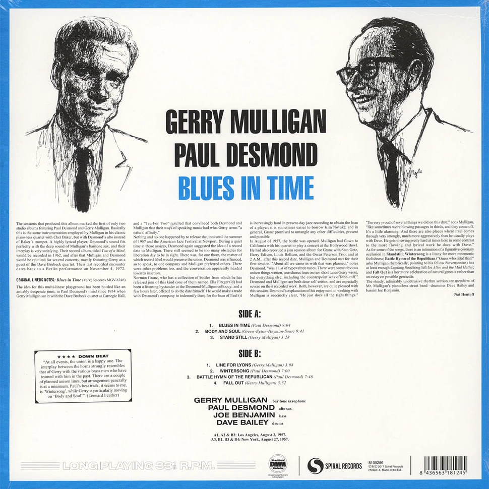 Gerry Mulligan / Paul Desmond - Blues In Time