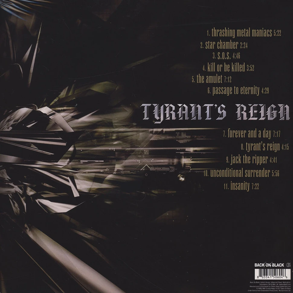 Tyrants Reign - Fragments Of Time Deluxe Edition