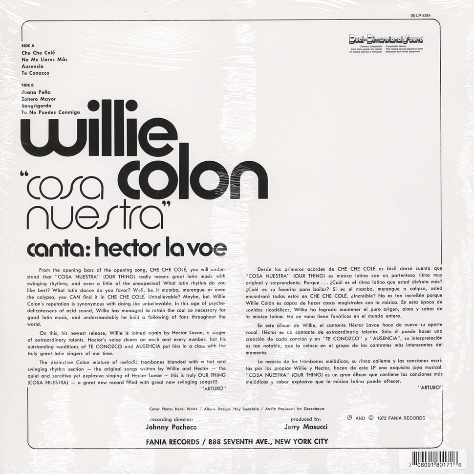 Willie Colón - Cosa Nuestra