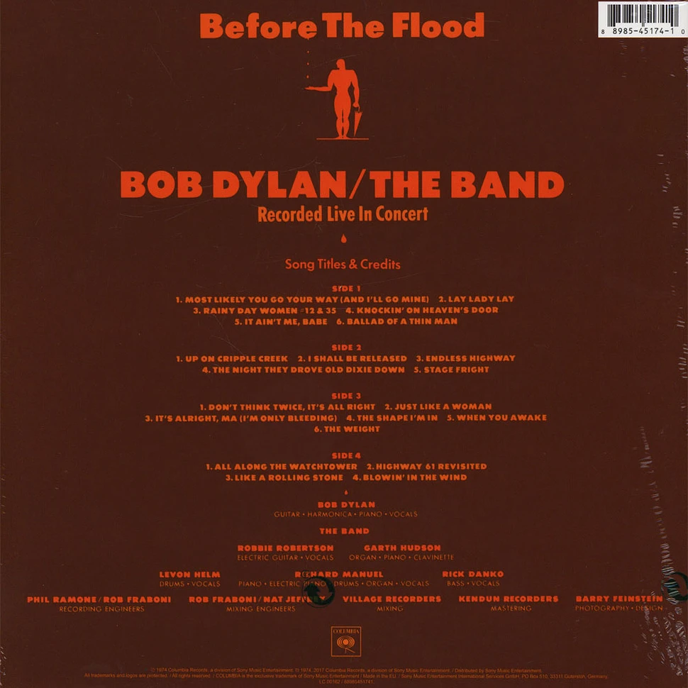 Bob Dylan & The Band - Before The Flood