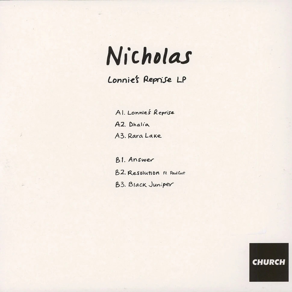 Nicholas - Lonnie's Reprise