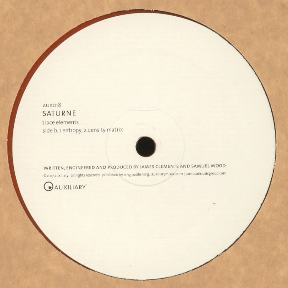 Saturne - Trace Elements