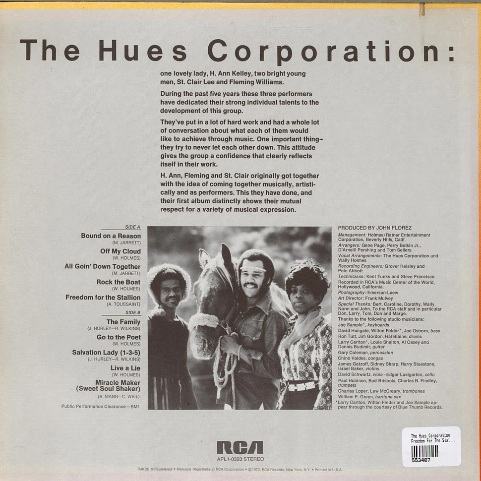 The Hues Corporation - Freedom For The Stallion