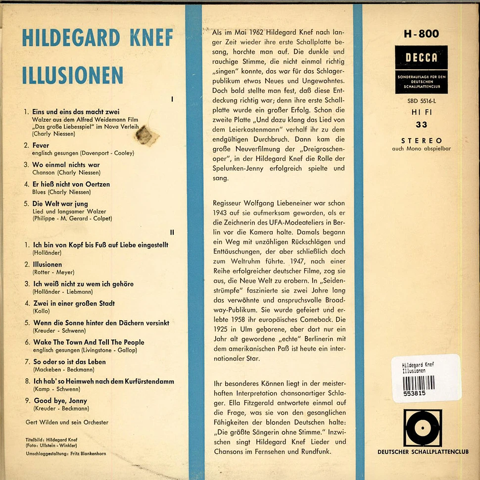 Hildegard Knef - Illusionen