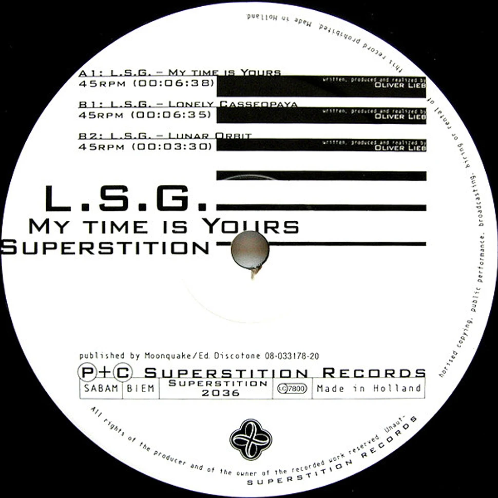 L.S.G. - My Time Is Yours