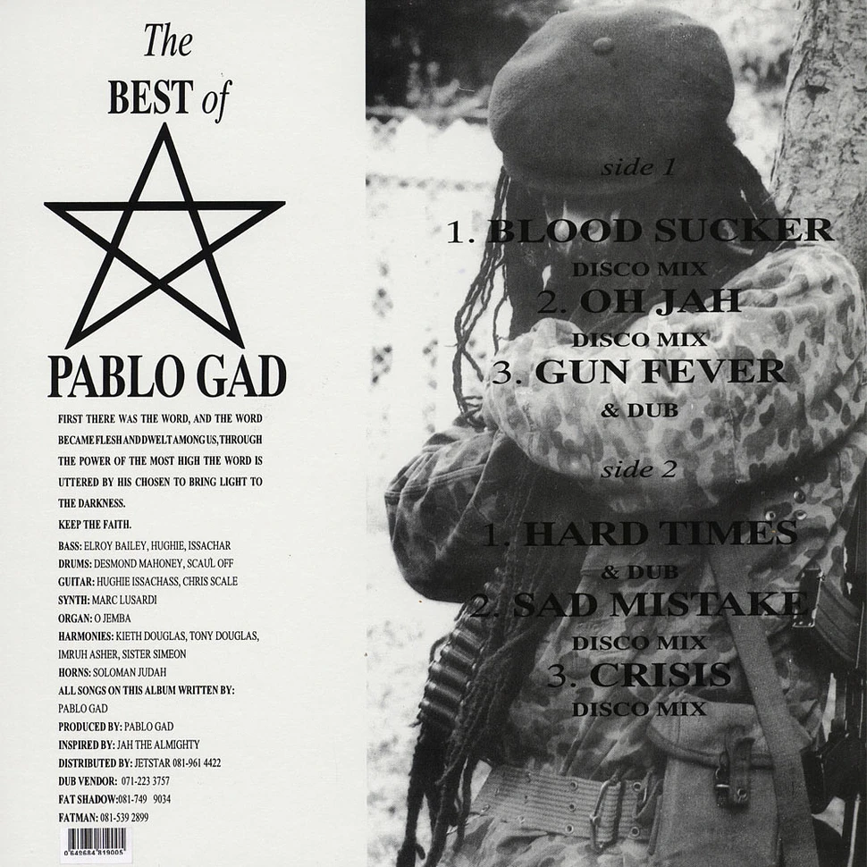 Pablo Gad - The Best Of Pablo Gad