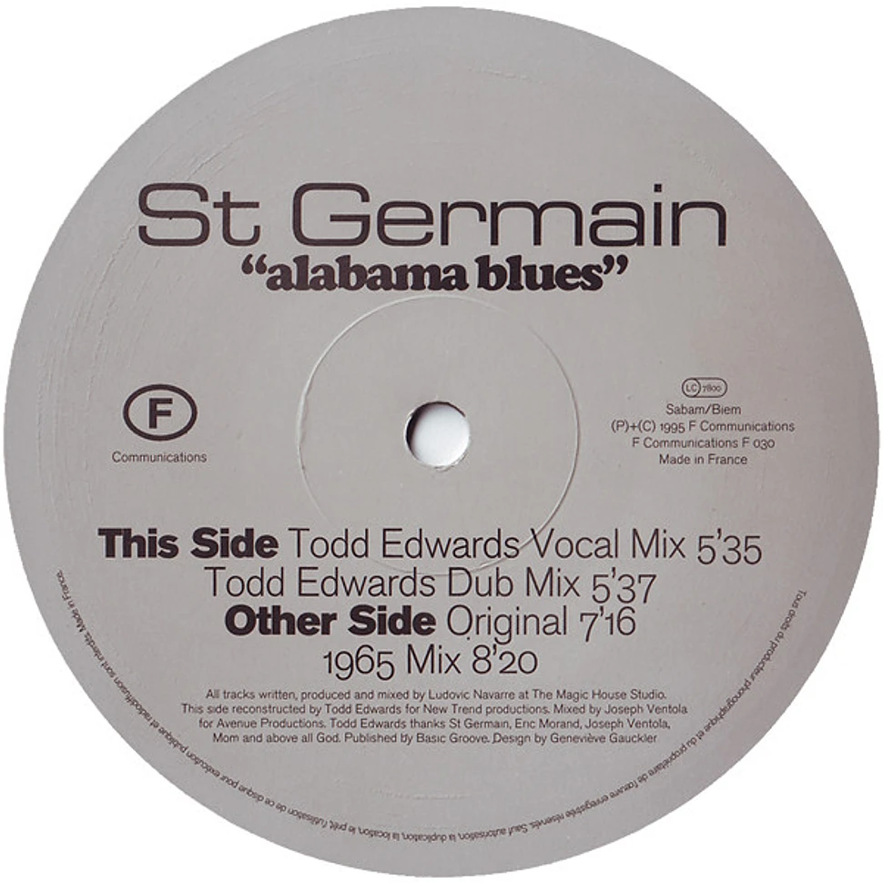 St Germain - Alabama Blues