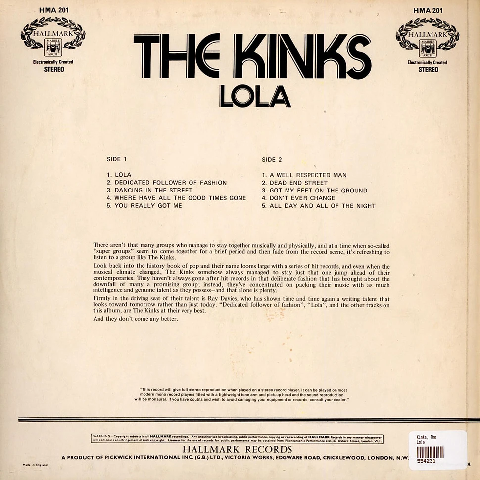 The Kinks - Lola