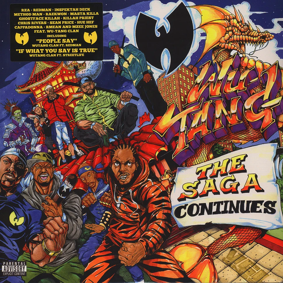 Wu-Tang Clan - The Saga Continues Black Vinyl Edition