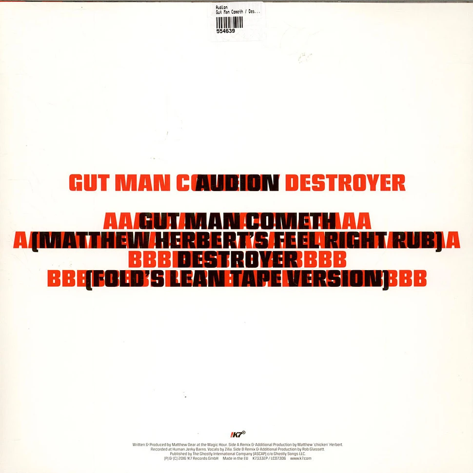 Audion - Gut Man Cometh / Destroyer