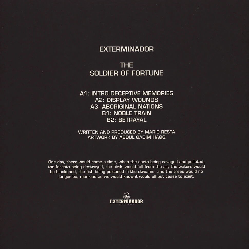 Exterminador - Soldier Of Fortune EP