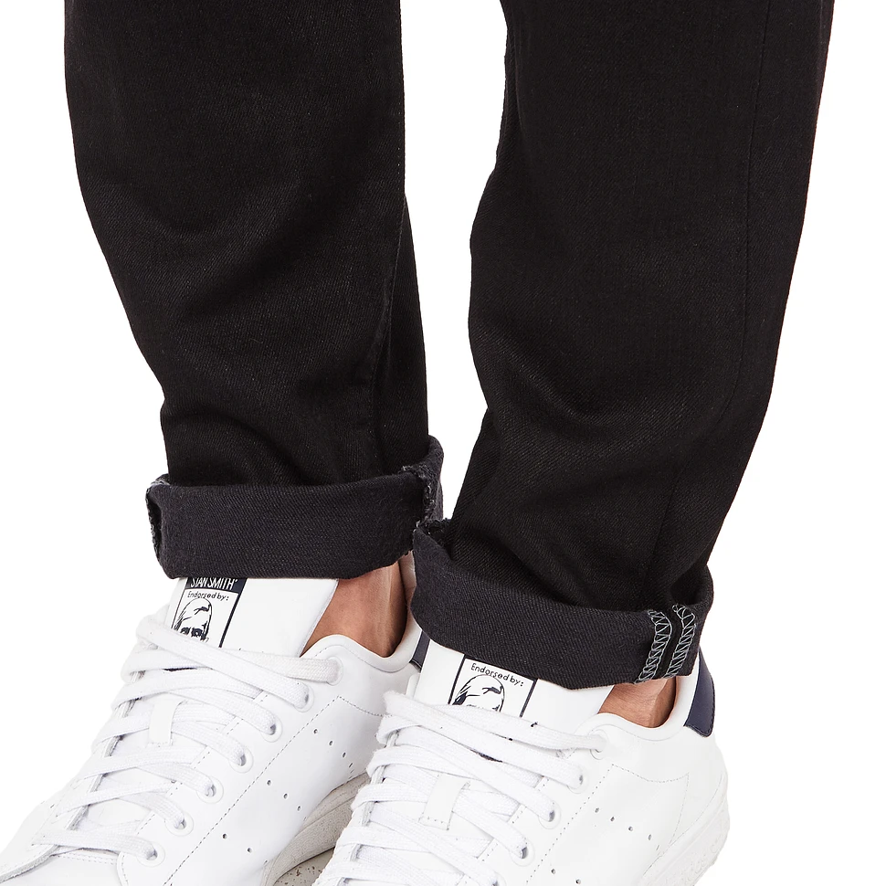 Edwin - Modern Regular Tapered Jeans Black Japanese Stretch Denim, 11.5 oz