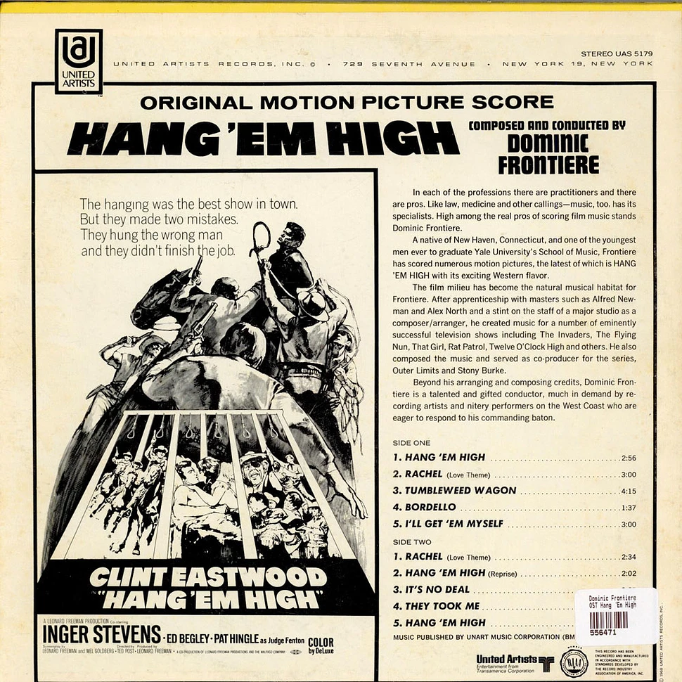 Dominic Frontiere - Hang 'Em High (Original Motion Picture Score)