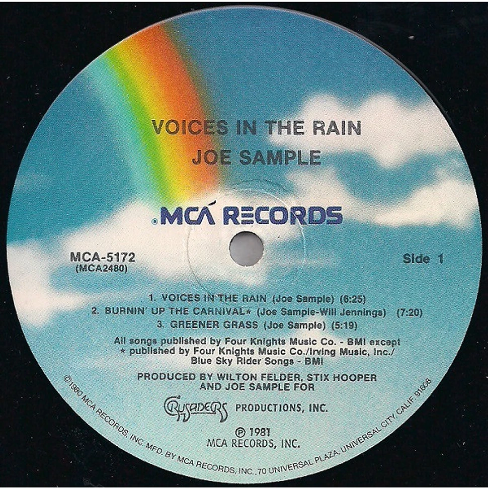 Joe Sample - Voices In The Rain
