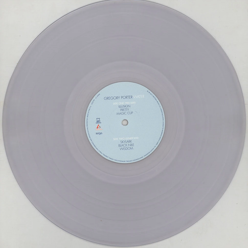 Gregory Porter - Water Clear Vinyl Edition