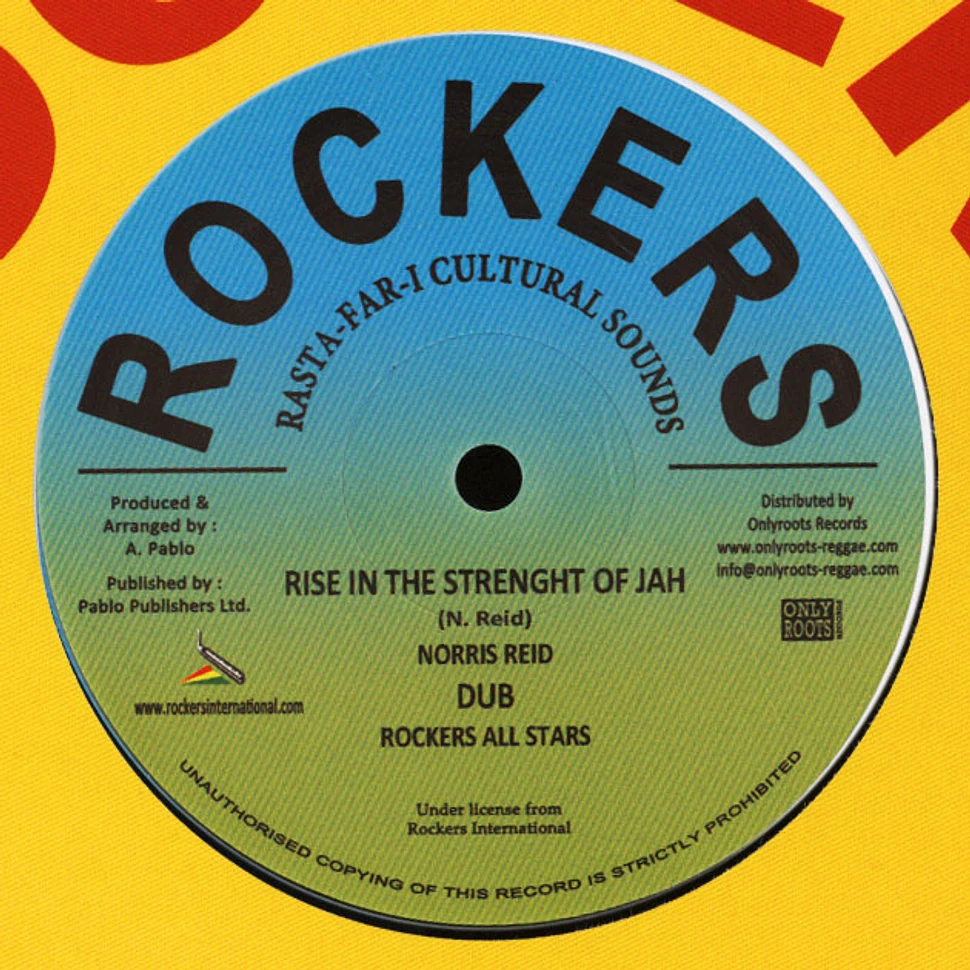 Norris Reid & The Rockers All Stars - Rise In The Strength Of Jah